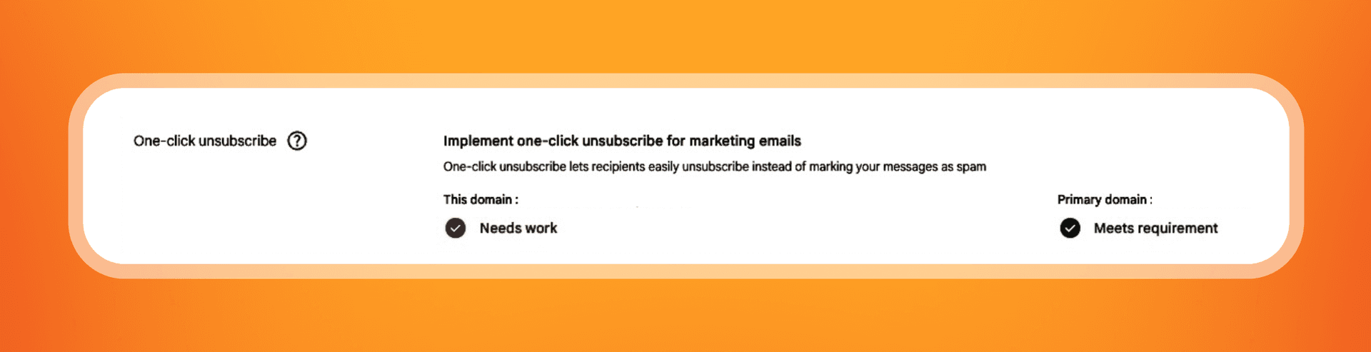 one-click unsubscribe