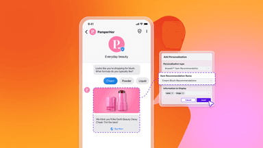 a screenshot of a pamper her app on a phone