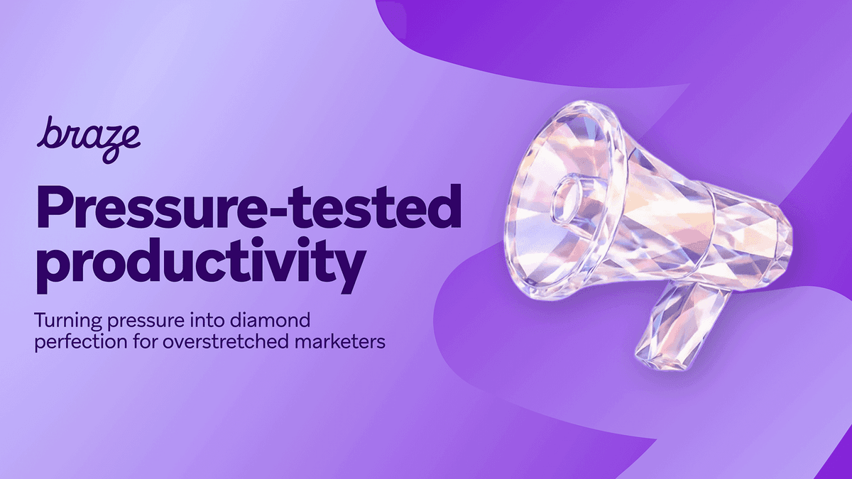 Pressure-tested productivity: Turning pressure into diamond perfection for overstretched marketers