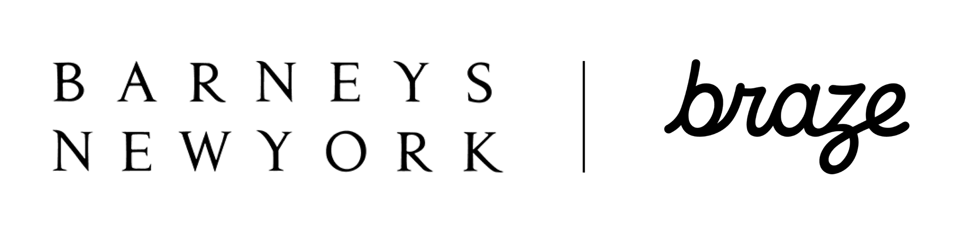 toBARNEYSNEWYORKとBrazeのロゴが並んでいる