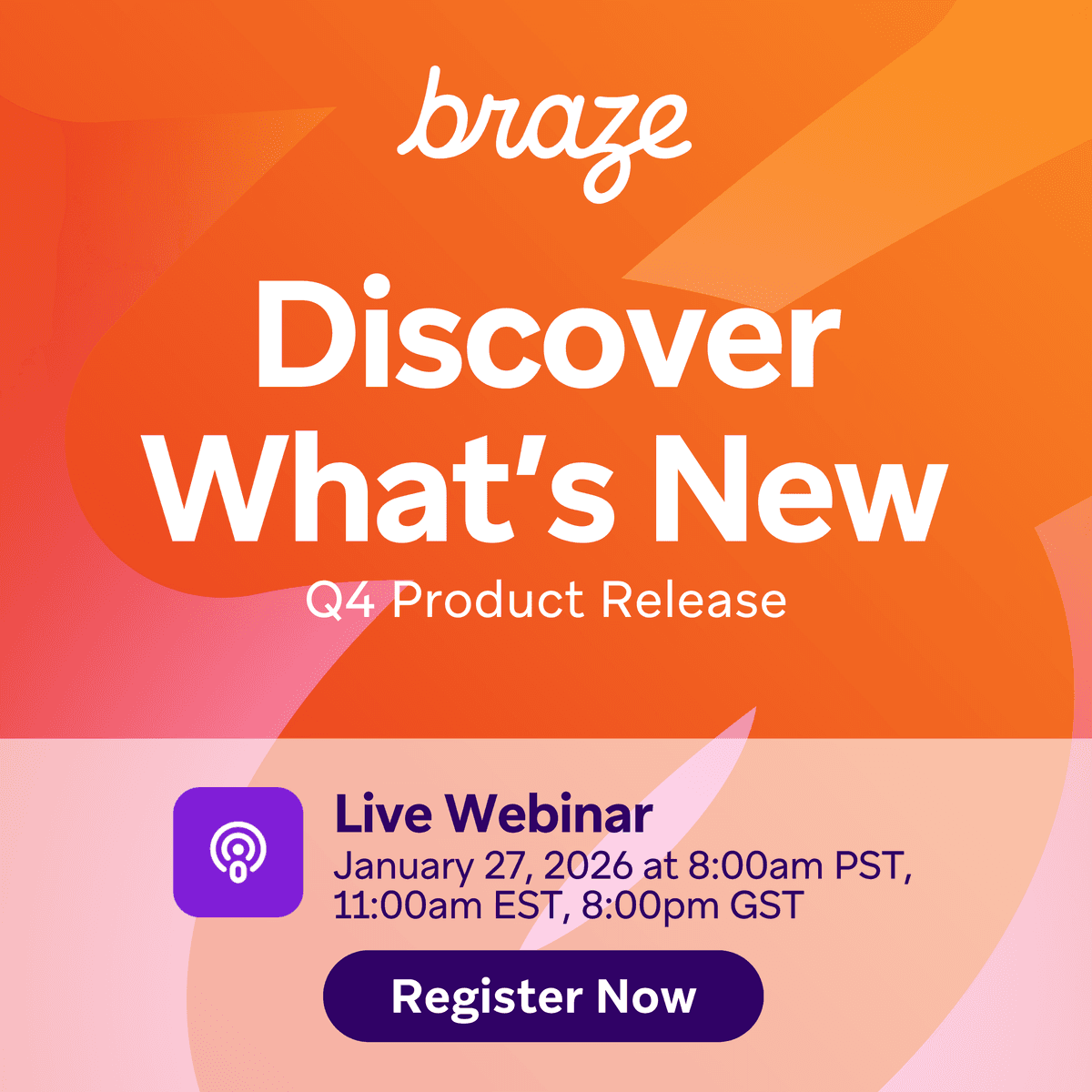 What's New at Braze: a live look at the Q4 2025 Product Release