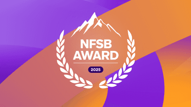 a logo for the nfsb award in 2025