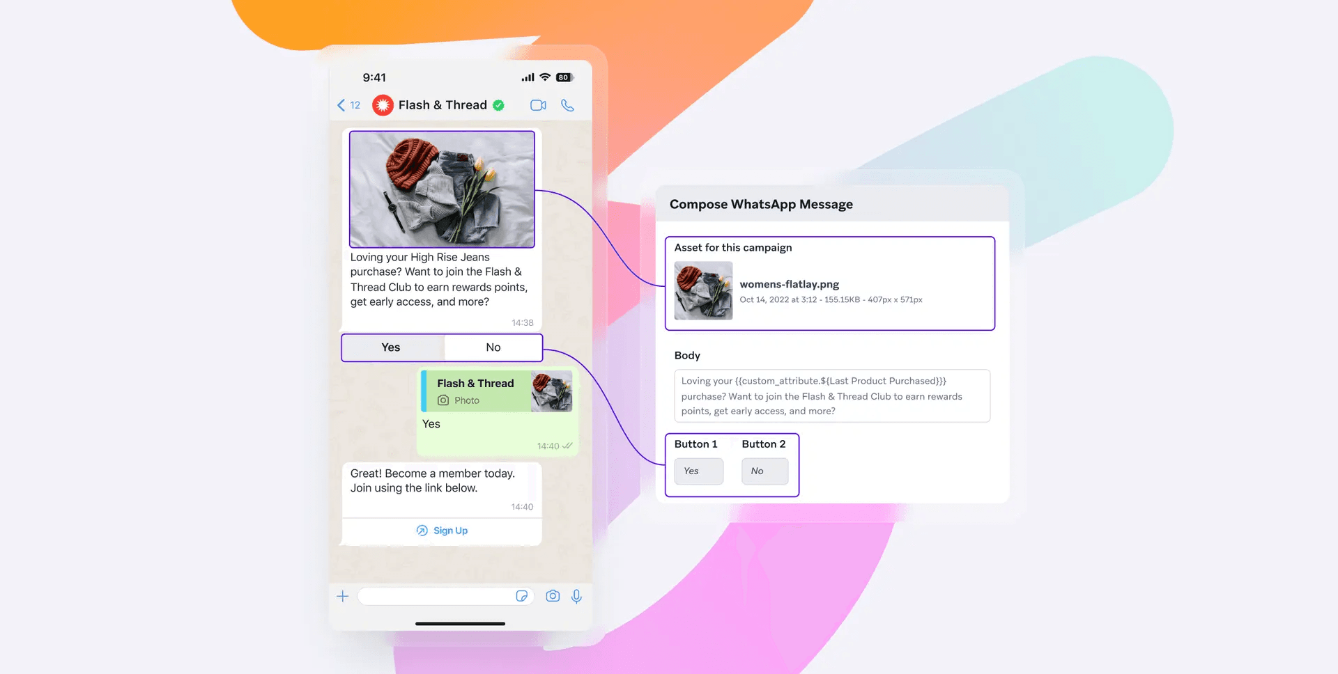 Convites para clubes de fidelidade são medidas interessantes para abordar consumidores via WhatsApp
