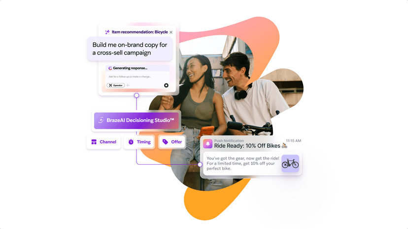 a purple background with brazeai on it