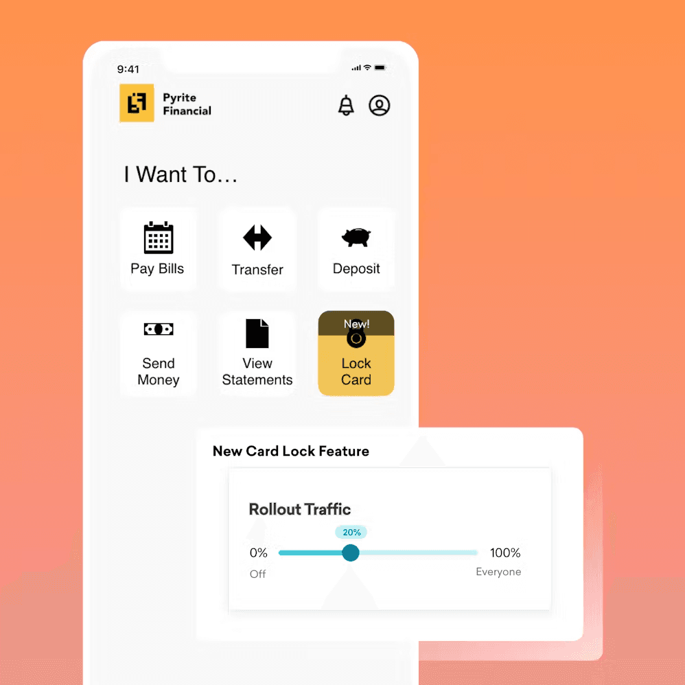 a phone screen shows the pyrite financial app