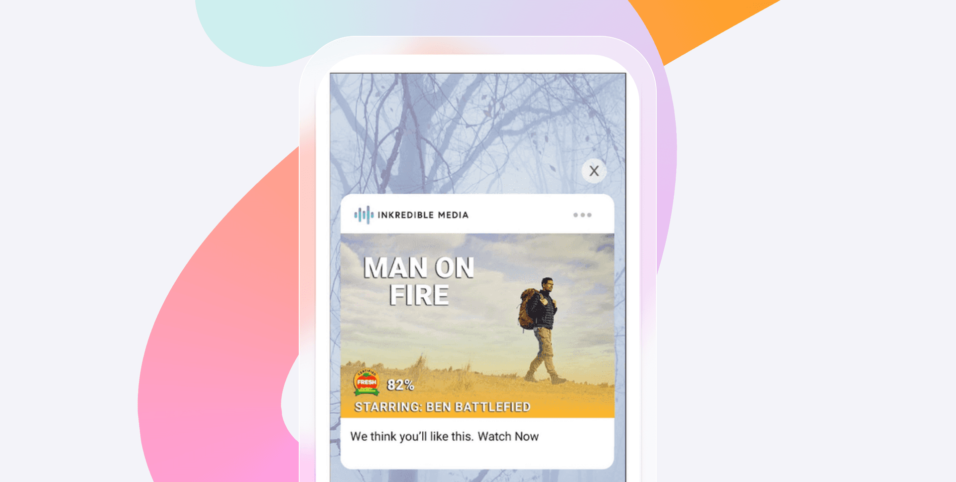 App image with notification