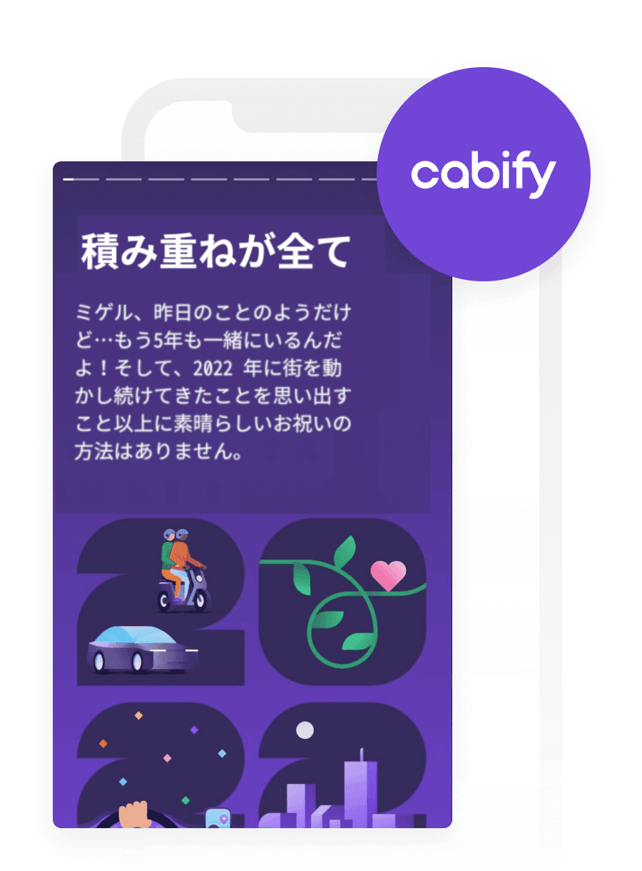 マルチモビリティアプリのCabifyが年末振り返りキャンペーンで成果を出した方法