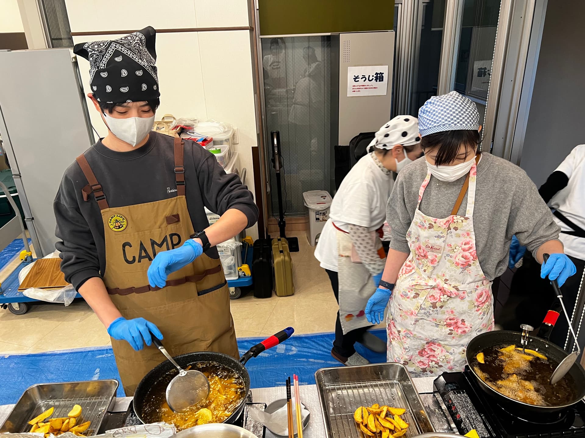 クリスマスなのでフライドポテトも用意します!