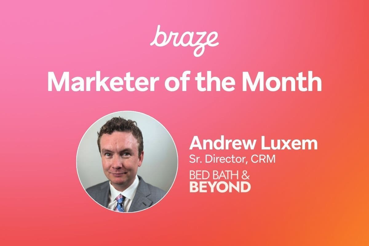 November 2025 Bonfire Marketer of the Month: Bed Bath & Beyond’s Andrew Luxem