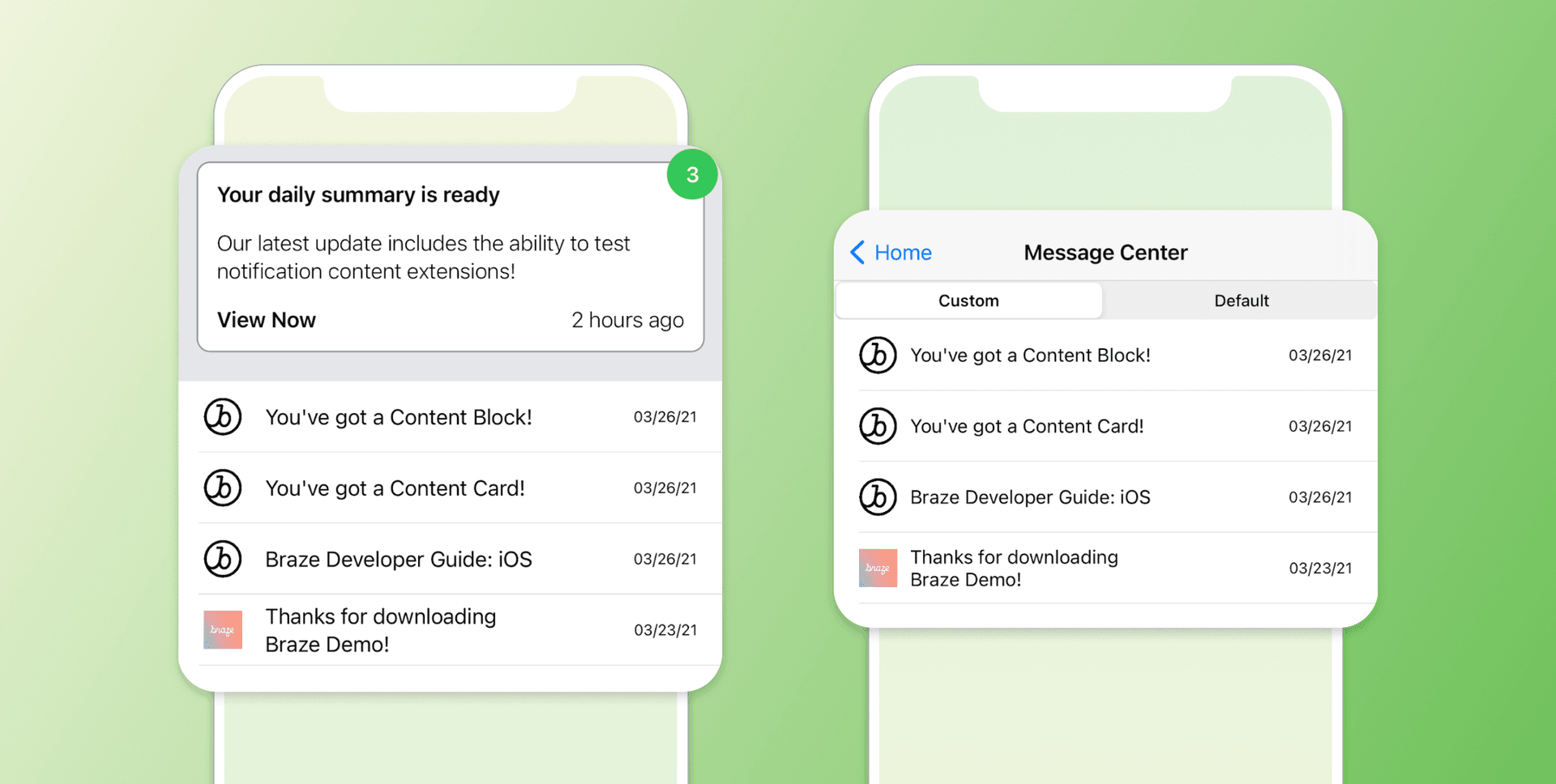 SwiftUI (left) vs. Swift’s UIKit (right)