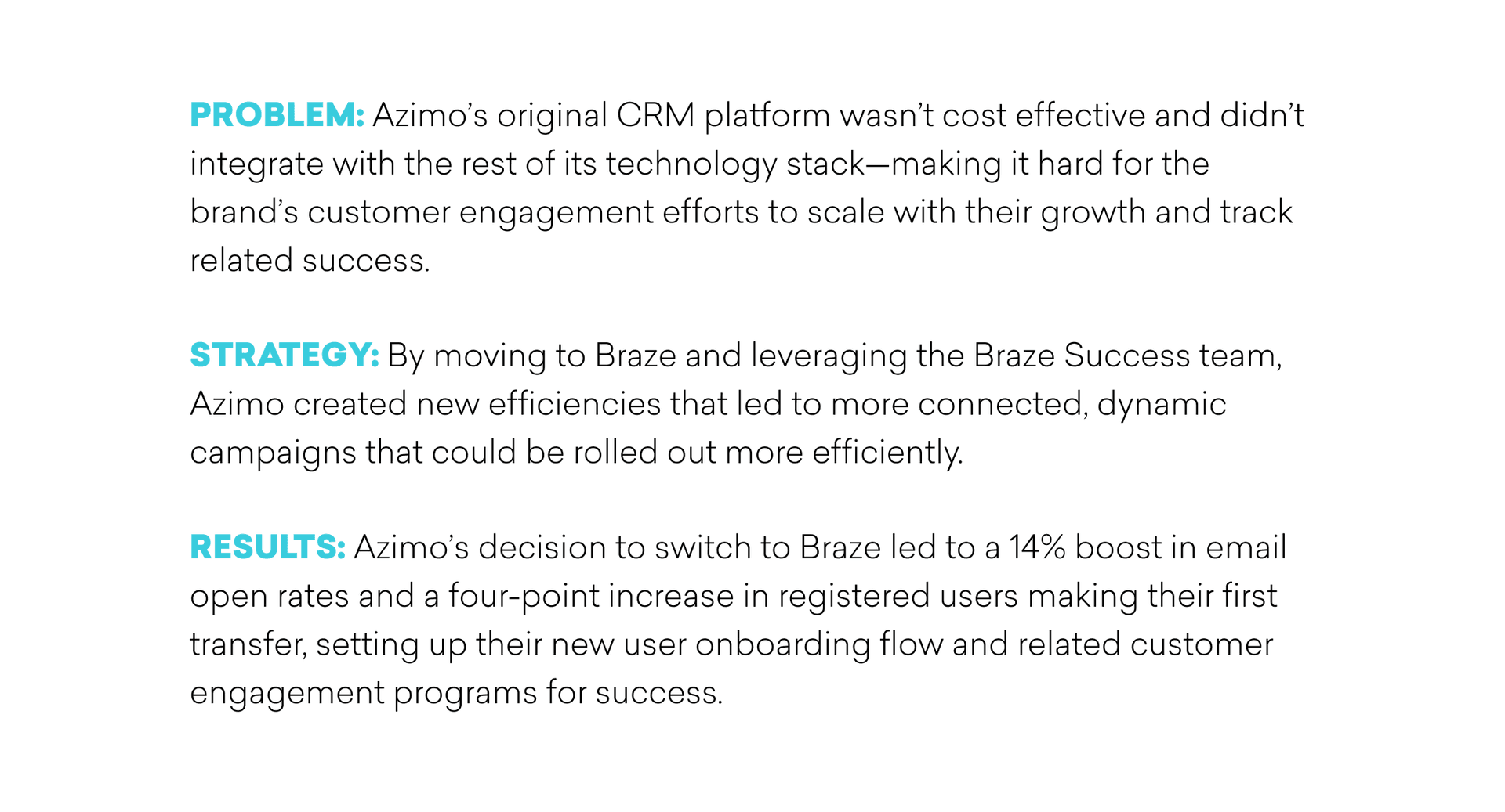 Problem, strategy, results