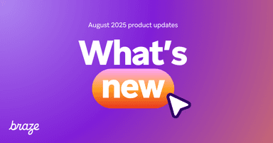 an advertisement for braze that says what 's new