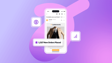 a phone with a leatherworks email on it