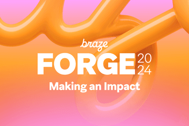an advertisement for braze forge 24 making an impact