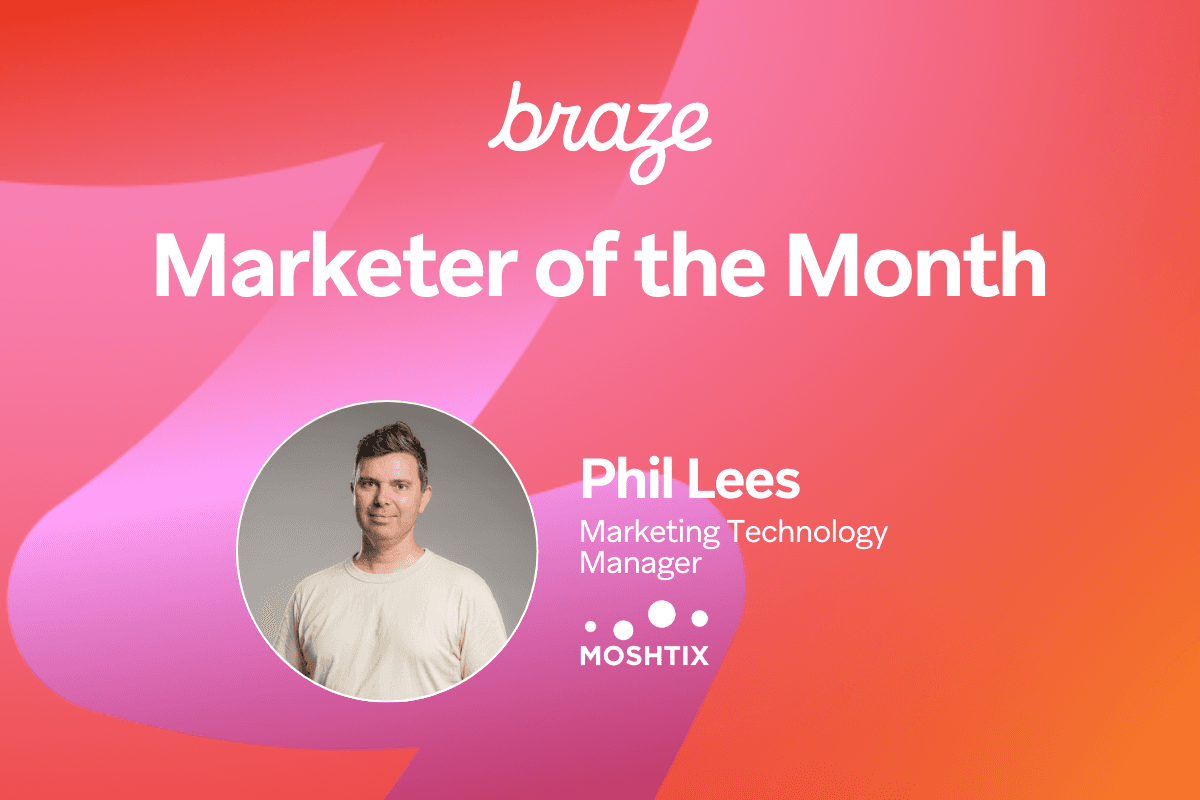February 2026 Bonfire Marketer of the Month: Moshtix’s Phil Lees
