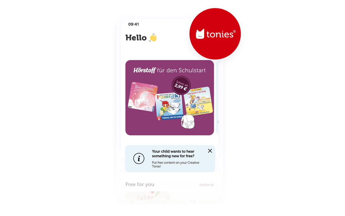 Tonies Increase Free-to-Paid Conversions YoY with Braze