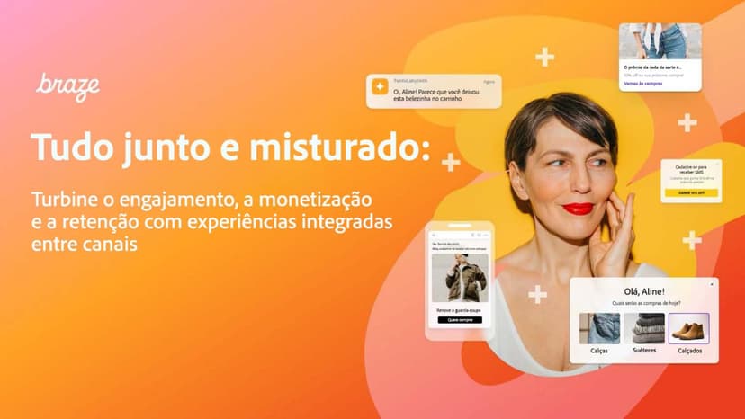 an advertisement for braze mix and match supercharge engagement monetization and retention with cross-channel experiences