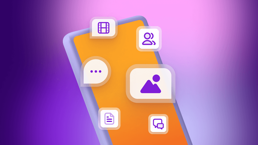 a phone with a bunch of icons on it