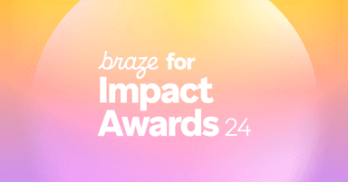 a poster for braze for impact awards 24