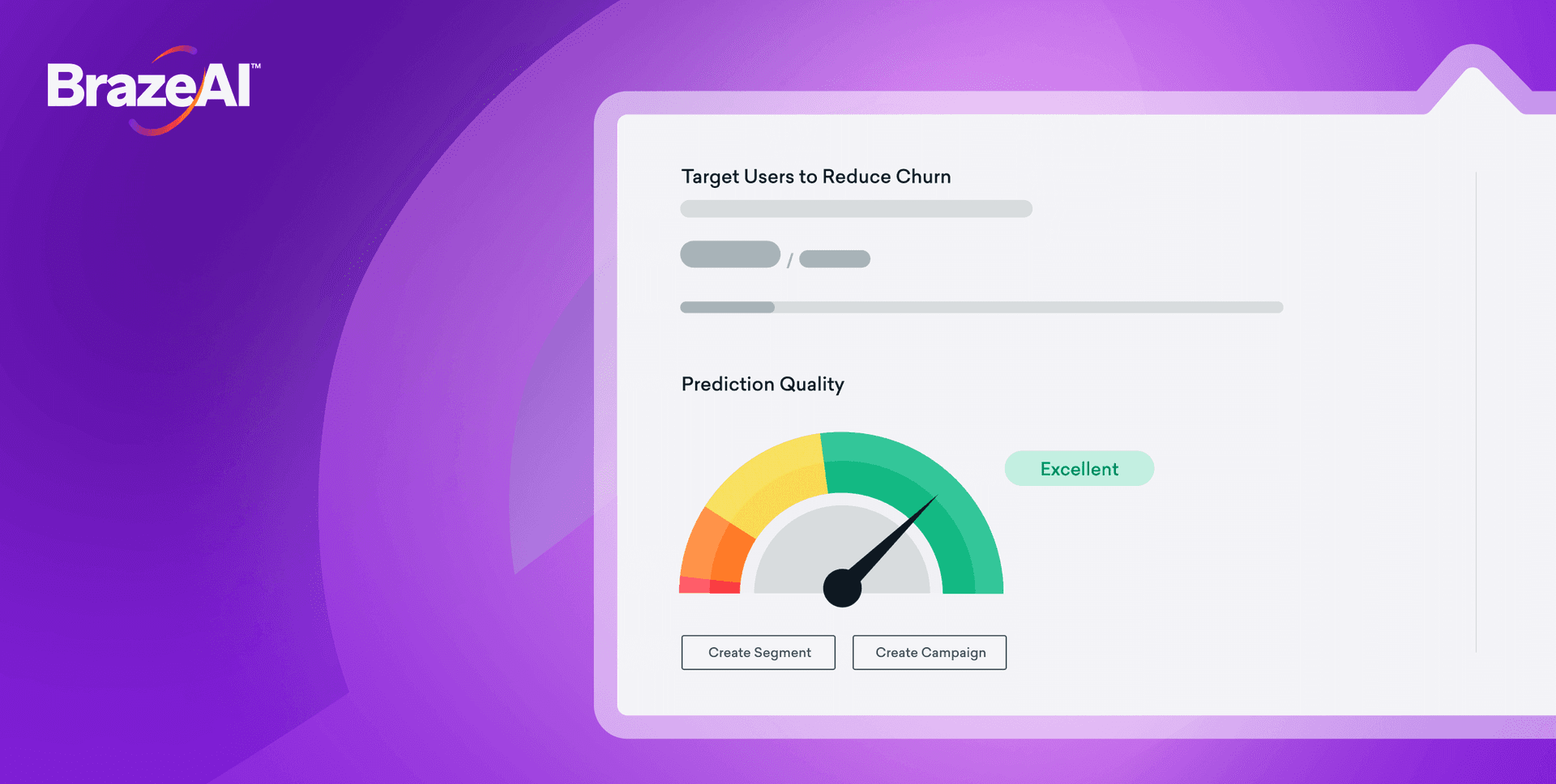 um fundo roxo com braze ai escrito nele