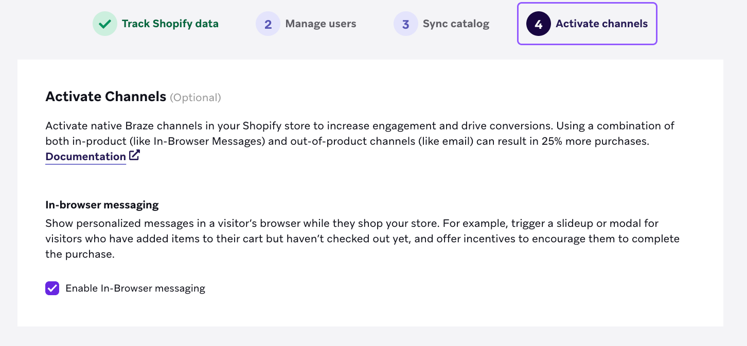 “Collect subscribers” section with option to collect email or SMS marketing opt-ins.