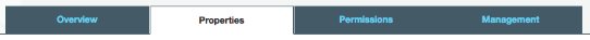 AWS Properties tab
