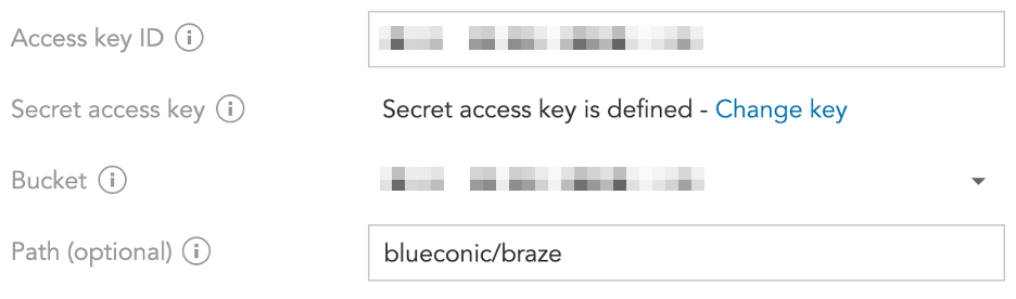 BlueConic S3 Authentication