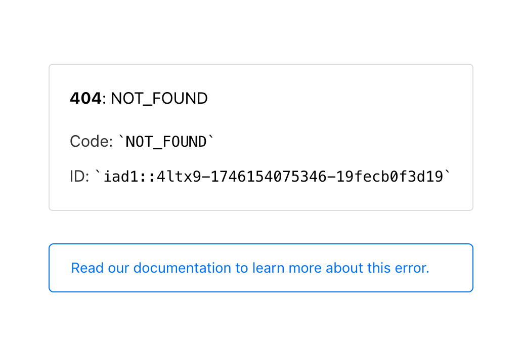 "Example error 404 response after opening a preview deployment in GitHub."