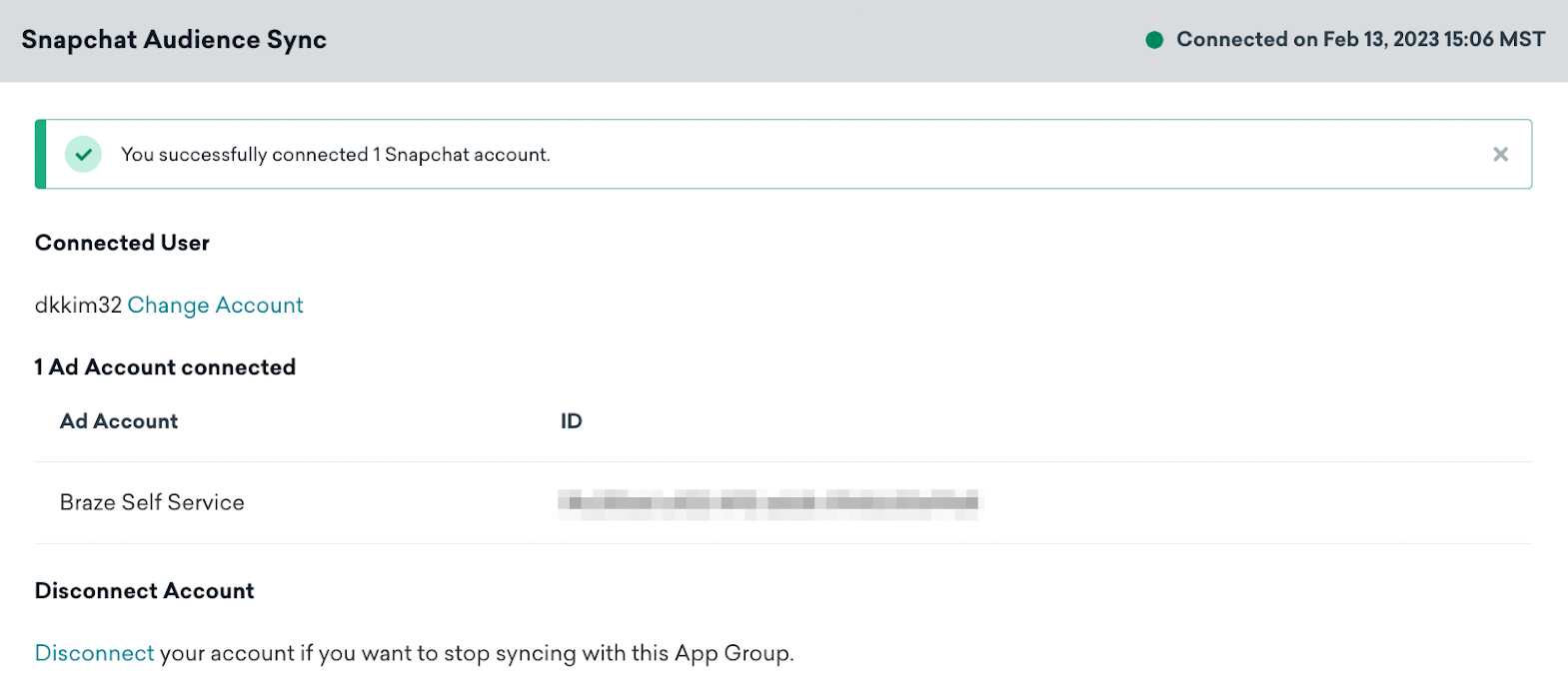 An updated version of the Criteo technology partners page showing the ad accounts successfully connected.