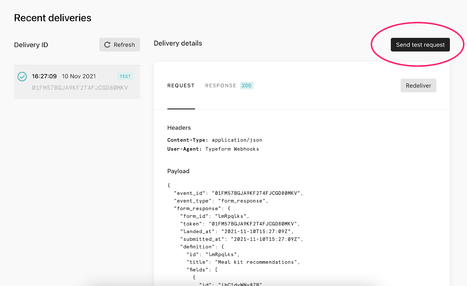 Example Data Transformation code that maps the webhook to Braze user profiles.