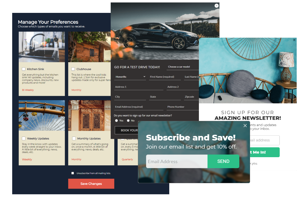 "Create flexible email and communications preference centers with Digioh"