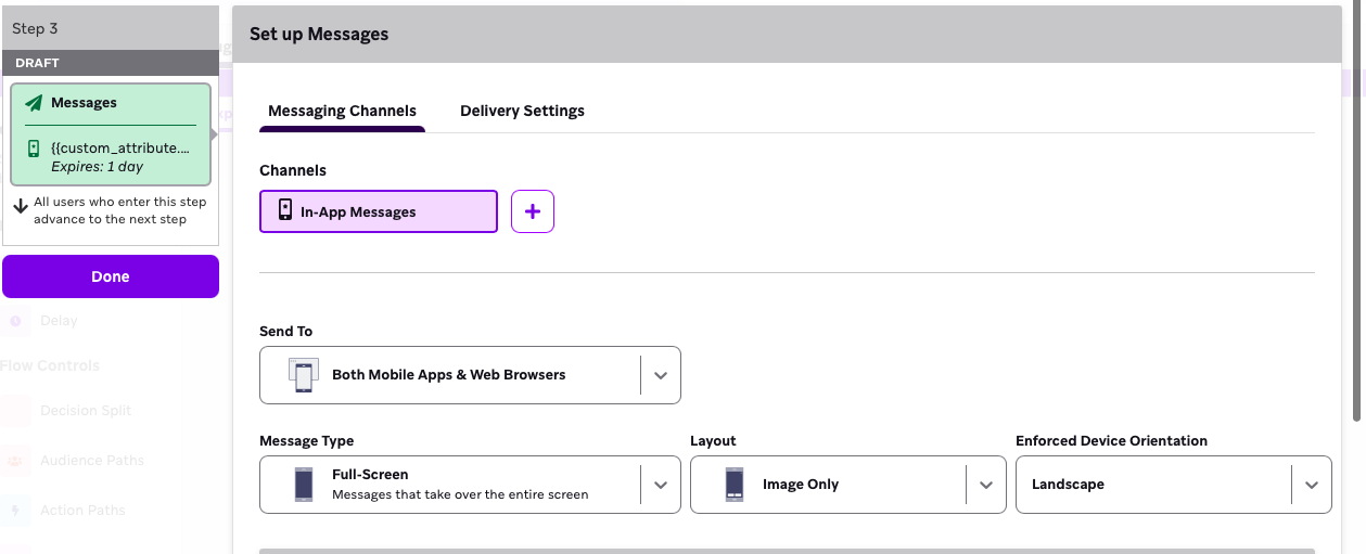 DOTS.ECO Message step.