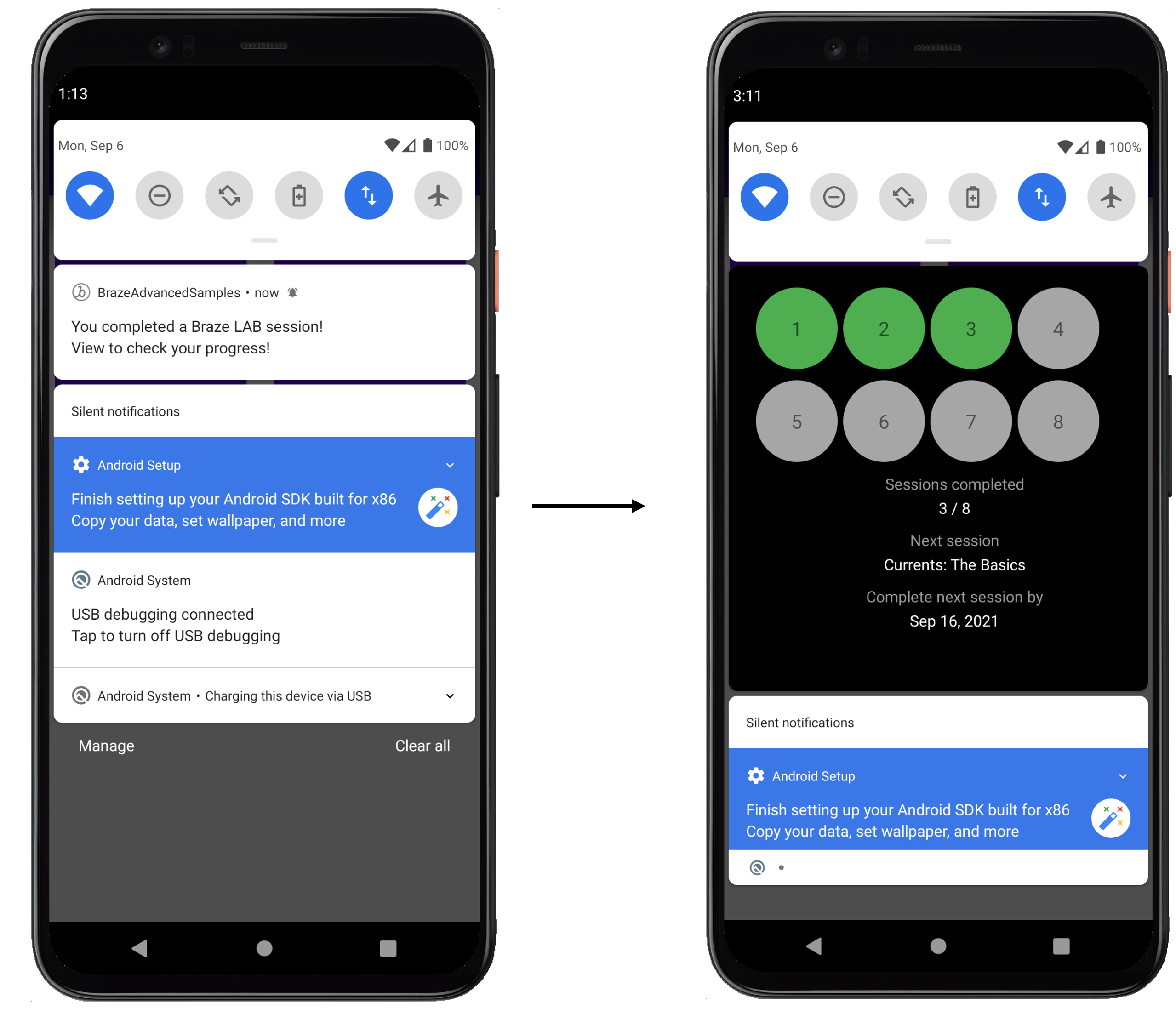 Advanced Push Notification Implementation for Android (Optional)