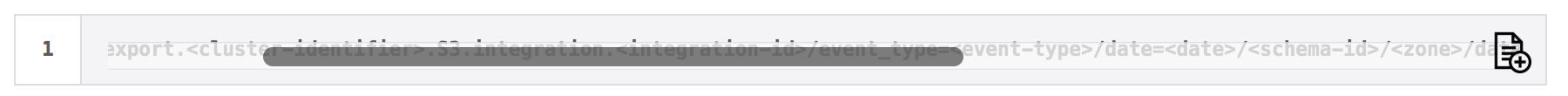 Example of scroll bar overlap