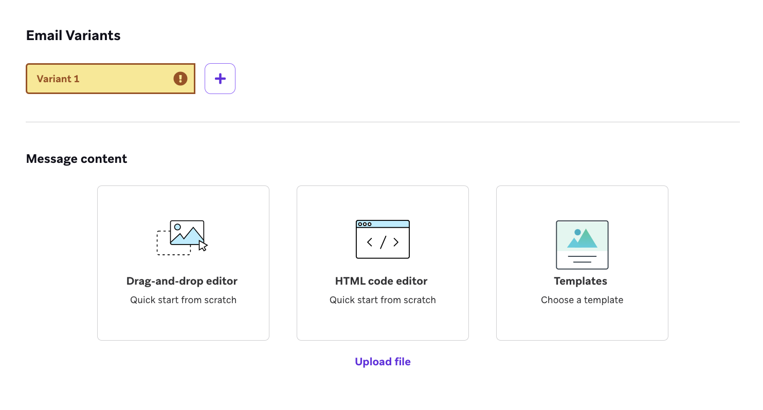 Creating An Email Campaign