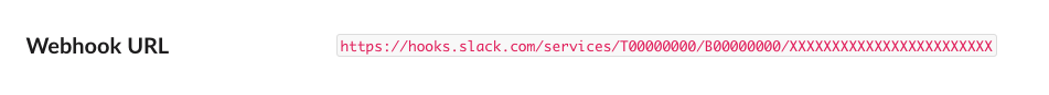 Copy webhook URL