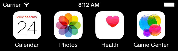 A GIF of a push message being pulled down to display two customizable action buttons.