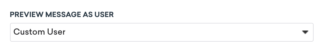 Testing a personalized message