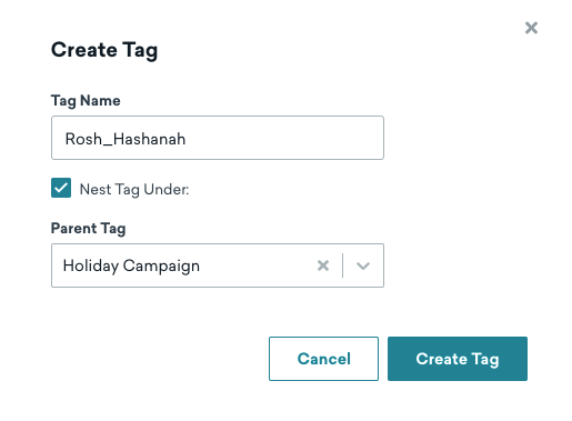 Create a nested tag