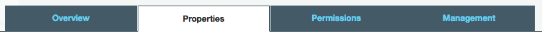 AWS-Tab „Properties“