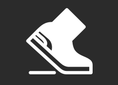 Ein Laufschuh-Symbol.