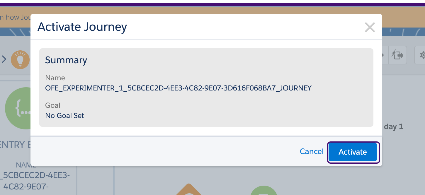 Zusammenfassung der Journey.