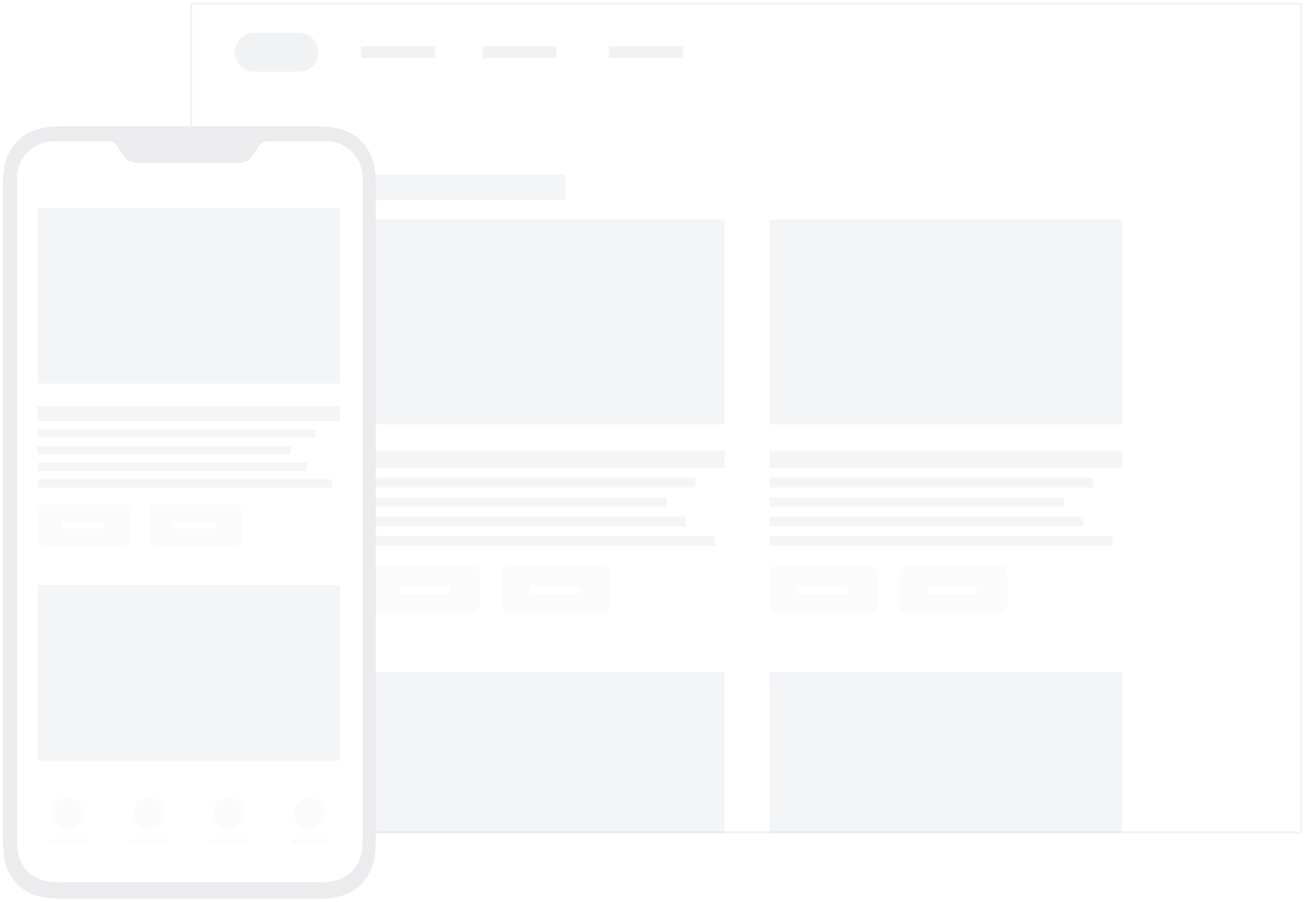 In-App-Nachricht im Vollbildmodus, die über das gesamte Display eines Smartphones angezeigt wird, mit dem Text "Menschen sind kompliziert. Custom Engagement sollte nicht sein." Im Hintergrund wird die gleiche In-App-Nachricht weitgehend in der Mitte einer Internetseite angezeigt.