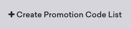 Button zum Erstellen eines Aktionscodes.