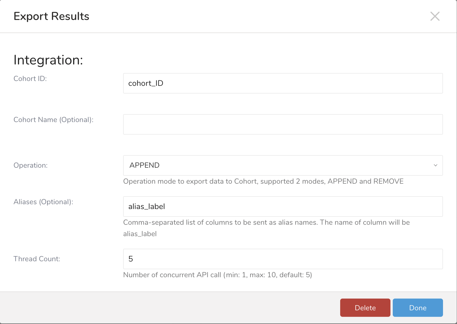 Treasure Data Integrations-Hub-Katalog