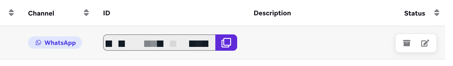 Der Button „Archivieren“ erscheint beim Überfahren des Status „Aktiv“ einer Abo-Gruppe mit dem Mauszeiger.