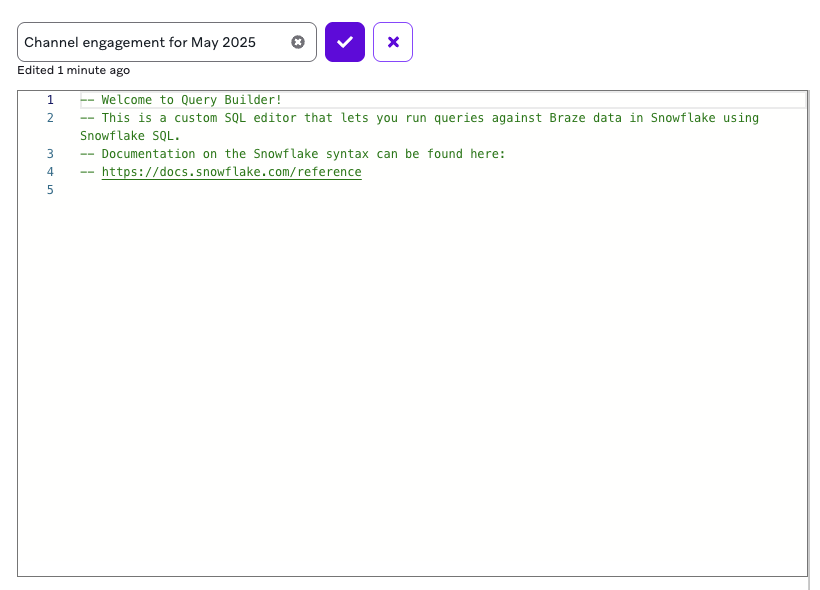 Ein Beispielbericht mit dem Namen „Channel engagement for May 2025“.