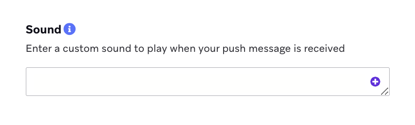 Die erweiterten Toneinstellungen im Braze Push Composer.