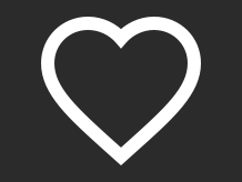 Un icono con forma de corazón.