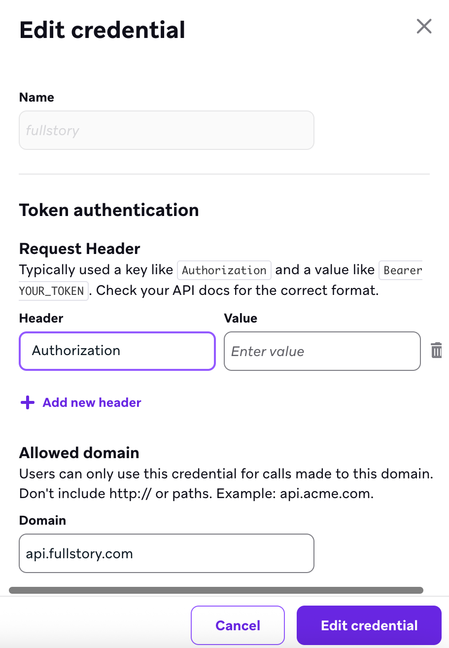 Diagrama que muestra los casos de uso de la integración de Fullstory con Braze
